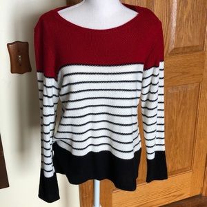 Croft & barrow women’s strip sweater